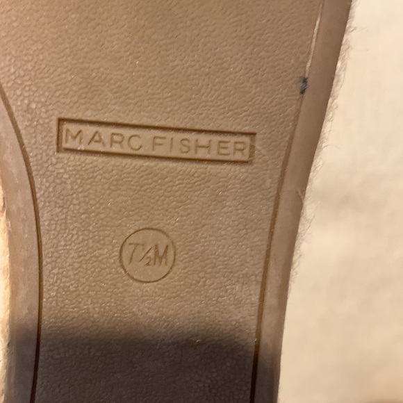 Marc Fisher Espadrille Wedge Sandals - Picture 9 of 9